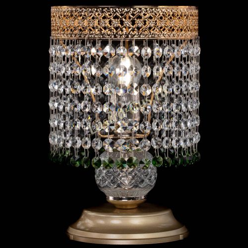 Настольная лампа Венеция №1 мини зеленая в Магнитогорске Гусь Хрустальный