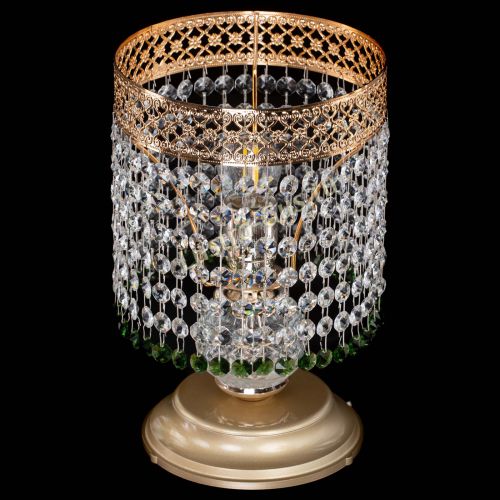 Настольная лампа Венеция №1 мини зеленая в Магнитогорске Гусь Хрустальный