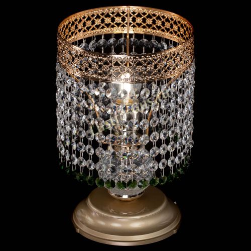 Настольная лампа Венеция №1 мини зеленая в Магнитогорске Гусь Хрустальный