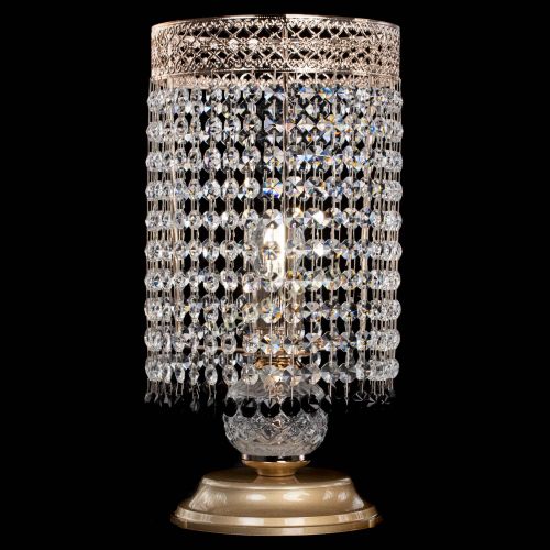 Настольная лампа Венеция оптикон №1 черная в Магнитогорске Гусь Хрустальный