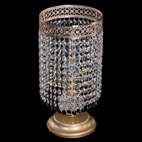 Настольная лампа Венеция оптикон №1 черная в Магнитогорске Гусь Хрустальный