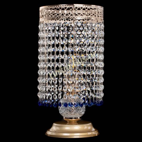 Настольная лампа Венеция оптикон №1 синяя в Магнитогорске Настольная лампа Венеция оптикон №1 синяя в Магнитогорске