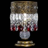 Настольная лампа Восток с пластинками под бронзу Красная в Магнитогорске Настольная лампа Восток с пластинками под бронзу Красная в Магнитогорске