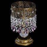 Настольная лампа Восток с пластинками под бронзу Розовая в Магнитогорске Настольная лампа Восток с пластинками под бронзу Розовая в Магнитогорске