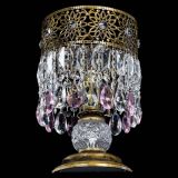 Настольная лампа Восток с пластинками под бронзу Розовая в Магнитогорске Настольная лампа Восток с пластинками под бронзу Розовая в Магнитогорске