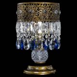 Настольная лампа Восток с пластинками под бронзу Синяя в Магнитогорске Настольная лампа Восток с пластинками под бронзу Синяя в Магнитогорске