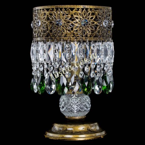 Настольная лампа Восток с пластинками под бронзу Зеленая в Магнитогорске Настольная лампа Восток с пластинками под бронзу Зеленая в Магнитогорске