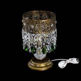 Настольная лампа Восток с пластинками под бронзу Зеленая в Магнитогорске Настольная лампа Восток с пластинками под бронзу Зеленая в Магнитогорске