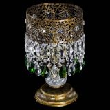 Настольная лампа Восток с пластинками под бронзу Зеленая в Магнитогорске Настольная лампа Восток с пластинками под бронзу Зеленая в Магнитогорске