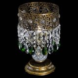 Настольная лампа Восток с пластинками под бронзу Зеленая в Магнитогорске Настольная лампа Восток с пластинками под бронзу Зеленая в Магнитогорске