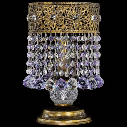 Настольная лампа Восток с шарами под бронзу Фиолетовая в Магнитогорске Настольная лампа Восток с шарами под бронзу Фиолетовая в Магнитогорске