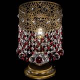 Настольная лампа Восток с шарами под бронзу Красная в Магнитогорске Настольная лампа Восток с шарами под бронзу Красная в Магнитогорске