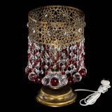 Настольная лампа Восток с шарами под бронзу Красная в Магнитогорске Настольная лампа Восток с шарами под бронзу Красная в Магнитогорске