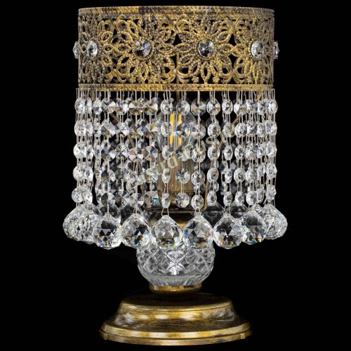 Настольная лампа Восток с шарами под бронзу в Магнитогорске Гусь Хрустальный