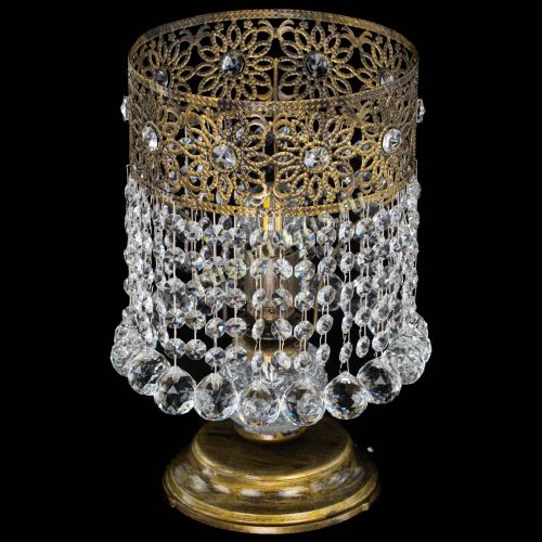 Настольная лампа Восток с шарами под бронзу в Магнитогорске Гусь Хрустальный