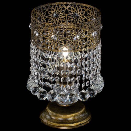 Настольная лампа Восток с шарами под бронзу в Магнитогорске Гусь Хрустальный