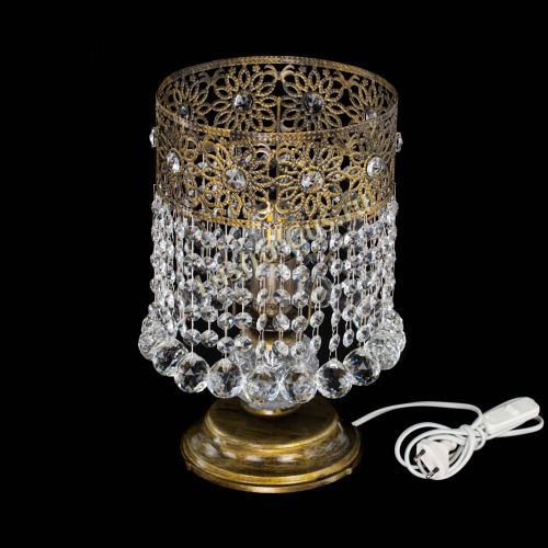 Настольная лампа Восток с шарами под бронзу в Магнитогорске Гусь Хрустальный