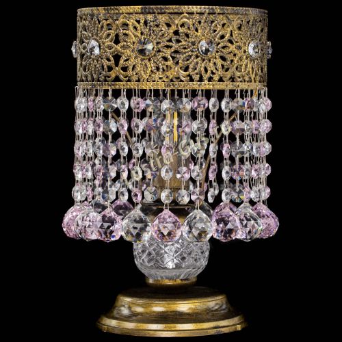 Настольная лампа Восток с шарами под бронзу Розовая в Магнитогорске Настольная лампа Восток с шарами под бронзу Розовая в Магнитогорске