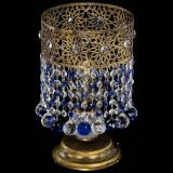 Настольная лампа Восток с шарами под бронзу Синяя в Магнитогорске Настольная лампа Восток с шарами под бронзу Синяя в Магнитогорске