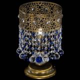 Настольная лампа Восток с шарами под бронзу Синяя в Магнитогорске Настольная лампа Восток с шарами под бронзу Синяя в Магнитогорске