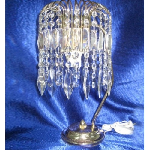 Лампа настольная Каскад Перо пласт в Магнитогорске Гусь Хрустальный