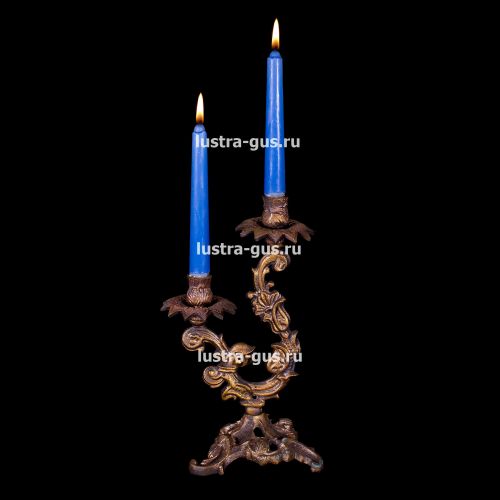 Подсвечник Изабелла 2 свечи в Магнитогорске Гусь Хрустальный