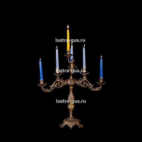 Подсвечник Изабелла ангел 7 свечей в Магнитогорске Гусь Хрустальный