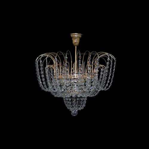 Люстра Акация № 1 - 3 лампы подвесная в Магнитогорске Гусь Хрустальный