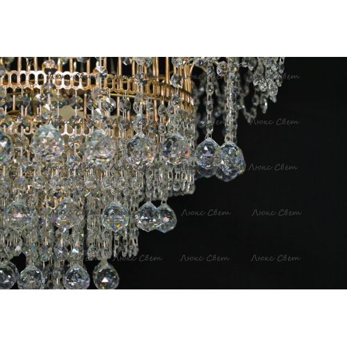 Люстра Акация № 4 - 4 лампы подвесная в Магнитогорске Гусь Хрустальный