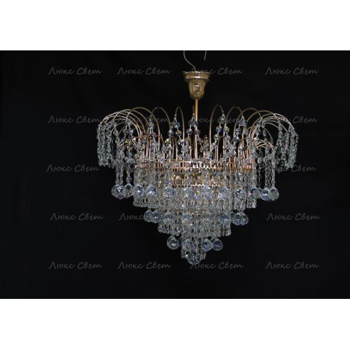 Люстра Акация № 4 - 4 лампы подвесная в Магнитогорске Гусь Хрустальный