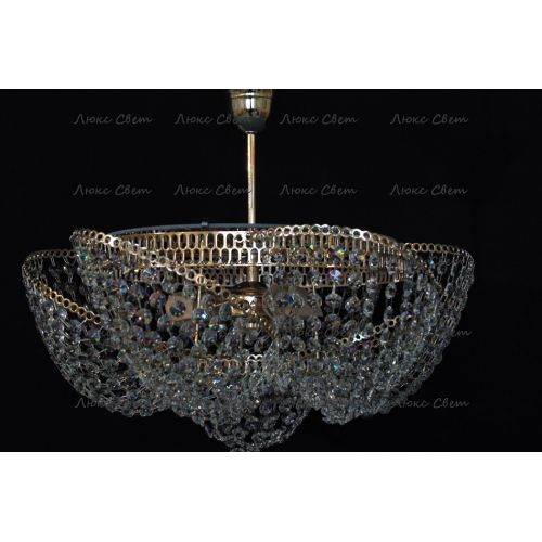Люстра Космос 3 лампы с подвесом в Магнитогорске Гусь Хрустальный
