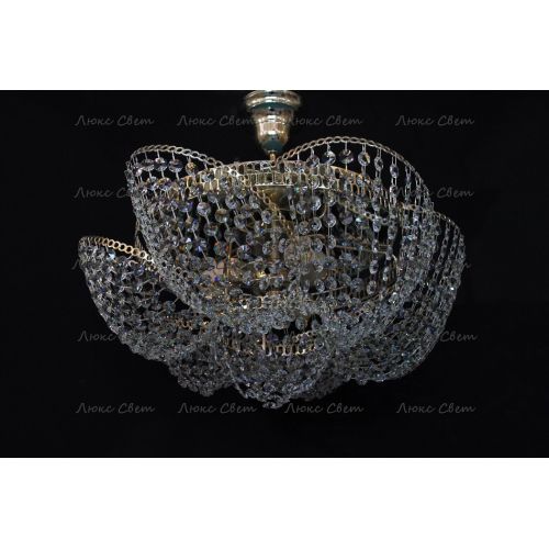 Люстра Космос 3 лампы с подвесом в Магнитогорске Гусь Хрустальный