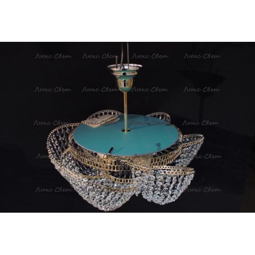 Люстра Космос 3 лампы с подвесом в Магнитогорске Гусь Хрустальный