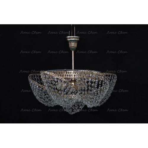 Люстра Космос 3 лампы с подвесом в Магнитогорске Гусь Хрустальный