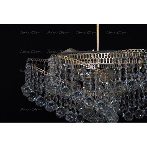 Люстра Космос 3 лампы с подвесом шар в Магнитогорске Гусь Хрустальный