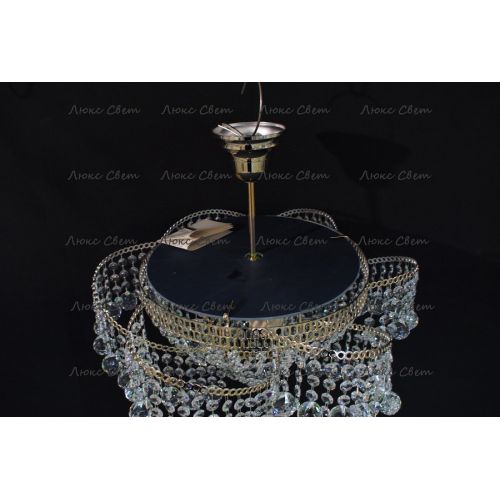 Люстра Космос 3 лампы с подвесом шар в Магнитогорске Гусь Хрустальный