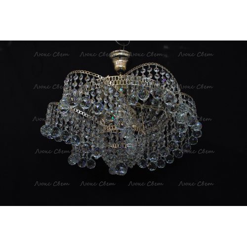 Люстра Космос 3 лампы с подвесом шар в Магнитогорске Гусь Хрустальный