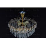 Люстра Капель Лепесток обтикон подвесная (собрана под конус) в Магнитогорске Люстра Капель Лепесток обтикон подвесная (собрана под конус) в Магнитогорске