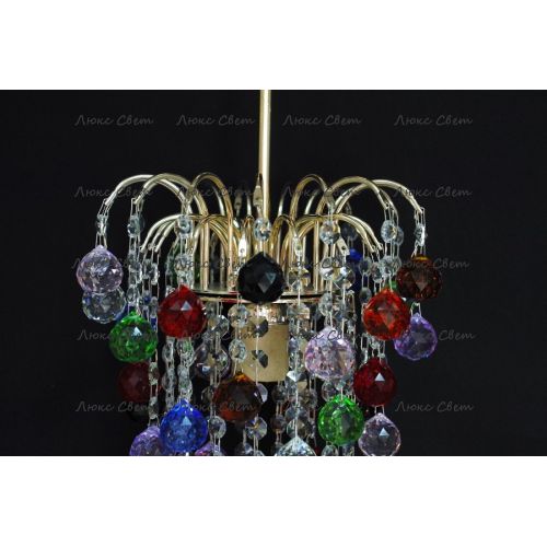 Люстра Зима - Шар Разноцветный в Магнитогорске Гусь Хрустальный