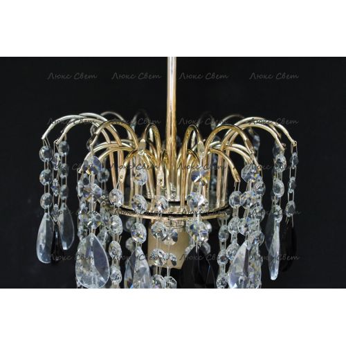 Люстра Зима журавлик черная в Магнитогорске Гусь Хрустальный