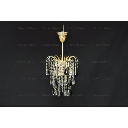 Люстра Зима журавлик черная в Магнитогорске Гусь Хрустальный