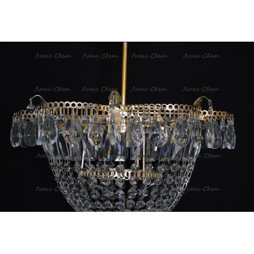 Люстра Ромашка Купол подвесная в Магнитогорске Гусь Хрустальный