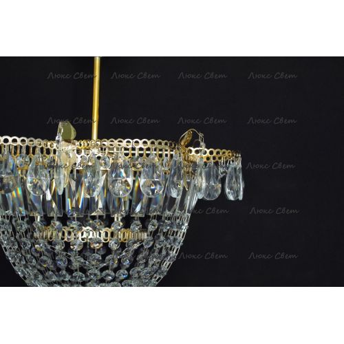 Люстра Ромашка Купол подвесная в Магнитогорске Гусь Хрустальный