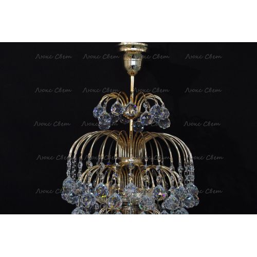 Люстра Хрустальные брызги с подвесом шар 30 мм в Магнитогорске Гусь Хрустальный