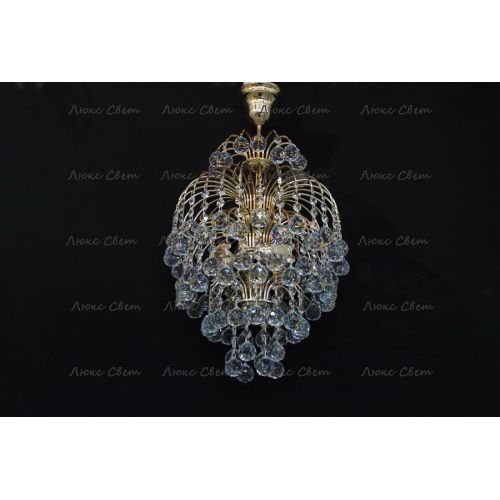 Люстра Хрустальные брызги с подвесом шар 30 мм в Магнитогорске Гусь Хрустальный