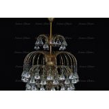 Люстра Хрустальные брызги с подвесом конус 40 мм в Магнитогорске Люстра Хрустальные брызги с подвесом конус 40 мм в Магнитогорске