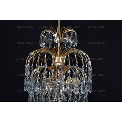 Люстра Хрустальные Брызги с подвесом журавлик в Магнитогорске Гусь Хрустальный