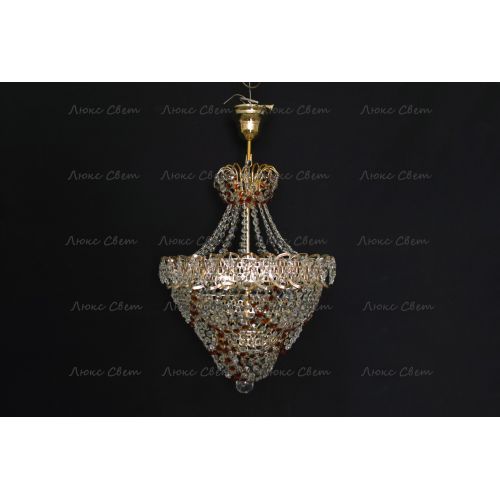 Люстра Натали Роза чайная в Магнитогорске Гусь Хрустальный