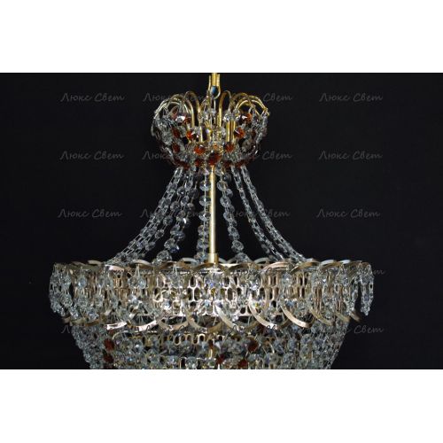 Люстра Натали Роза чайная в Магнитогорске Гусь Хрустальный