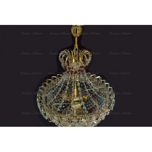 Люстра Натали Роза чайная в Магнитогорске Гусь Хрустальный